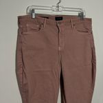 NYDJ Ami Skinny Jeans In Pink Rolled Cuff Size 14 Photo 2