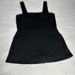 PINK - Victoria's Secret  Black Ribbed Tank Top Photo 1