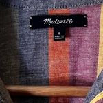 Madewell  Courier Shirtdress in Rainbow Stripe Photo 9