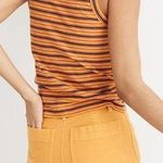 Madewell  Audio Knot-Front Tank Top in Stripe Photo 1