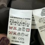 'S Max Mara 100% Virgin Wool Faux Fur Trimmed Coat in Chocolate Brown Size 8 Photo 7