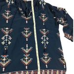 Madewell  Marta Folkstitch Popover Peasant Boho 3/4 Sleeve Blouse Top size small Photo 4