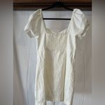 Madewell Linen-Cotton Puff-Sleeve Mini Dress Photo 5