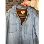 Woolrich  | women denim button down coat with fleece lining Photo 1