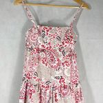 Cara Cara Haley Midi Dress Paisley Border Ivory Size XS Photo 5