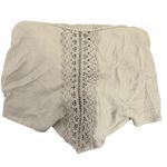 Ocean Drive Crinkle Crochet Handkerchief Top Olive Photo 3