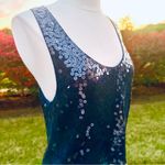 J.Crew  Navy and Aqua Sequin tank Photo 5