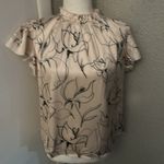 SheIn  BIZwear Floral Print Multicolor Top XS Corporate Siren Coquette Girl Print Photo 0