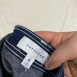 Popsugar  Light Wash Button Up Skirt Size 4 Photo 4