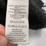 Free People  Wool Blend Slubby Fringe V-Neck Sweater Gray-Brown-Black Size S Photo 6