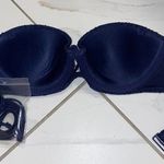 Aerie NWOT Navy Underwire Push Up Bikini Top 32C Photo 1