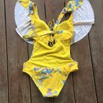 Sam Edelman  Floral Ruffle One Piece Swimsuit Photo 6