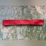 Vintage 80s Revcor red leather metal buckle wrap belt, size small medium Photo 14