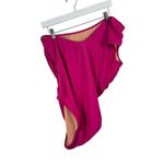 J.Crew Ruched One Shoulder One Piece Swimsuit Pink Preppy Vacation Women Size 18 Photo 3