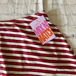 Kortni Jeane  Women's NEW Swim Skirt Bottoms Size XL Red, Blue, Cream Striped Photo 1