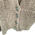 Lauren Ralph Lauren Size XL Sweater Brown‎ Bottom Buttons Long Sleeve V Neck Brown Photo 2