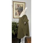 SheIn  Curve Women’s Olive Green Pullover Blouse 2XL Short Sleeve With Elastic Photo 4