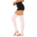Alo Yoga Ribbed Goddess Leg Warmers in Powder Pink Balletcore sz M/L Photo 5