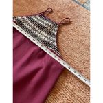 Francesca’s Mi ami Tulip Neckline Slit Open Back Sleeveless Size Small NWT Red Photo 5