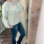 Stoney Clover Lane  Gray Graphic Sweatshirt size medium cotton polyester blend Photo 2