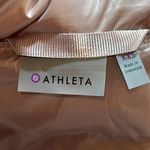 Athleta Taupe Goose Down Puffer Vest • XXS • Warm Quilted Zip Front High Collar Photo 4