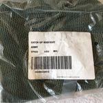 Free People  Catch Up Bodysuit in Army Catch Up Bodysuit in Army Green M/L Photo 6