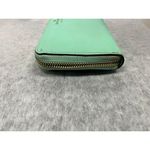 Kate Spade Mint Green Saffiano Leather Zip Around Wallet Gold Hardware Photo 3