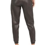 Spanx Leather-Like Joggers XL Black Noir High Rise 20283R Faux Leather Pants Photo 3
