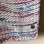 Eddie Bauer Women’s Multi-Colored Knit Kangaroo Pouch V-Neck Hooded Sweater Photo 3