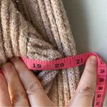 Lily Brown Pink Cropped Ribbed Knit Cardigan Size M Photo 8