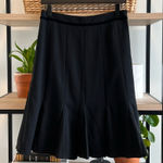 Loft Ann Taylor Woven & Velveteen Trim Pencil Trumpet Fit & Flare Career Skirt, Photo 0