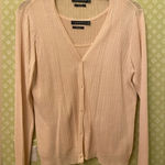 Ralph Lauren , v neck sweater and‎ crew neck cami sweater set, cream color, sz XL Photo 0