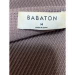 Aritzia Babaton Women's Brown Short Sleeve Ribbed Knit Sculpt Crop Top Size M Photo 3