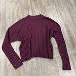 Madewell  mock neck  crop sweater Photo 3