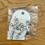 8 Other Reasons  - Gem Cross Earrings in Silver Photo 0