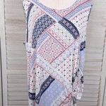 Westport  Twist Hem Bandana Print Tank Top Blue/Multi-2X Photo 0