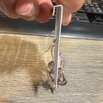 Style & Co . Purple Bead Links Earrings NWT Photo 1