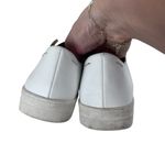 Eileen Fisher White Leather Sneakers Sz 7 Photo 3