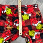 Dr. Seuss ‎ The Grinch Max Buffalo Check Fleece Lounge Pajama Pants Red Large Photo 7