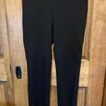 Bailey 44 Eyelet Hem Laser Cutout Floral Pernnial Crop Pants Black Small. Photo 0