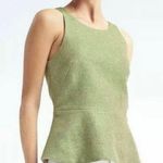 Banana Republic Green Tweed Blouse Photo 0
