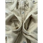 Altar'd State  Women's Size Small Cream Ribbed Long Sleeve Shirt Snaps Cottagecore Photo 13