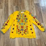 Johnny Was  BIYA Ziggy Cupra Embroidered Blouse Photo 1