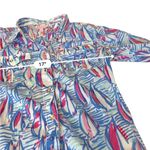 Lilly Pulitzer Cruiser Red Right Return Sailboat Button Up Shirt Size 10 Photo 7