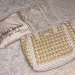 Kate Spade NEW YORK SOLD OUT High Tide Striped Raffia Medium Tote Photo 0
