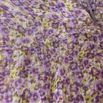 INFINITY SCARF Lavender Floral with Mini Pom Photo 3