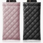 Black Quilted Eyeglass Case Photo 2