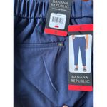 Banana Republic Womens Blue Tapered Pull on Crop Slacks 8 Photo 2