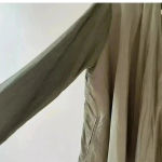 BLANK NYC  Drape Front Linen Blend Jacket Olive size XS Photo 5