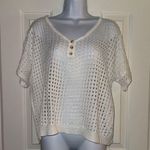 Cupshe NWT  CROCHET COVER UP SHIRT Photo 0
